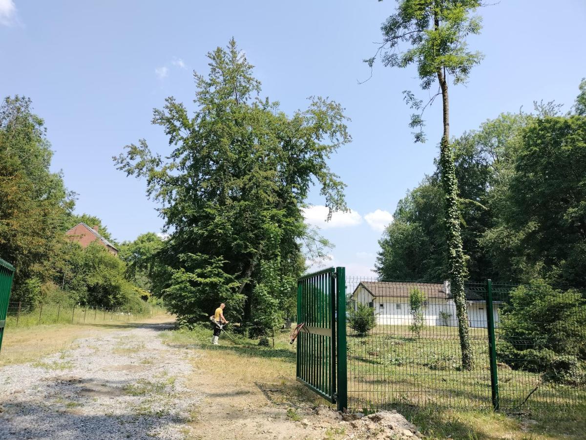 Deux Etangs Poissonneux Au Milieu Des Bois Avec Gite Moderne, La Halte Des Deux Lacs Rosée Buitenkant foto